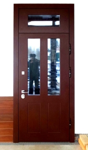 МДФ дверь с остеклением